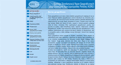 Desktop Screenshot of ksng.gugik.gov.pl